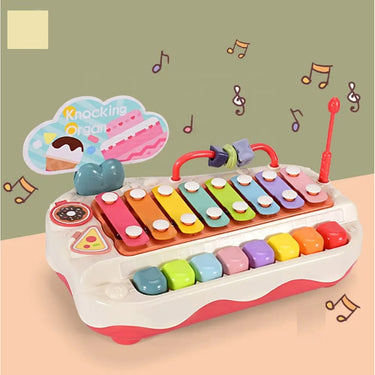 2in1 Toddler Knocking Xylophone & Piano Toy
